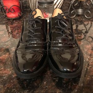 FRANCO SARTO | Black Shiny OXFORD
